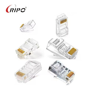 ขั้วต่อคริสตัล Cat6/Cat5e UTP-RJ45 8P8C RJ11ตรงผ่านปลั๊กอีเธอร์เน็ต - Product Image 6