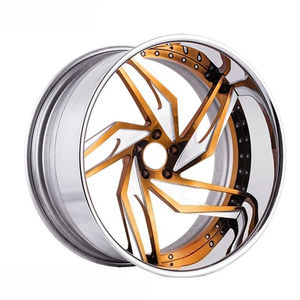 Nouvelles jantes chromées personnalisées de 16 à 28 pouces, tout-terrain, en alliage d'aluminium forgé, concaves, finition brossée, avec enjoliveurs AF, pour Mercedes Classe G, Jeep - Product Image 5