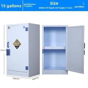 Armário de Segurança para Materiais Perigosos, Armário Químico de Laboratório para Reagentes Ácido-Base PP - Product Image 5
