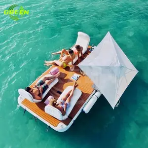 Yacht Inflatable Yacht Dock Inflatable Floating Platform Floating Pontoon Boat Dock Boat Docks