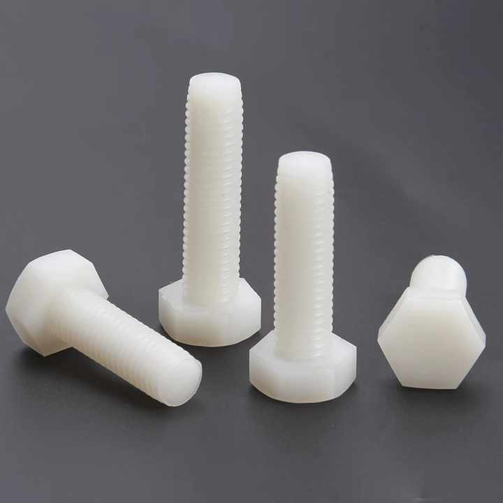 Din933 M6 M8 M10 M12 M16 Screw Plastic Nylon Hex Head Bolts din933-m6-m8-m10-m12-m16-screw-plastic-nylon-hex-head-bolts
