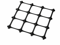 Géogrille en plastique PP biaxiale extensible sur mesure disponible en gros, géogrille biaxiale haute résistance pour la stabilisation du gravier