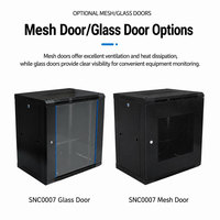 Armoire réseau OEM 19 pouces 4U 6U 9U en acier SPCC ventilée et anti-poussière, mini-rack de serveur pour équipement réseau de bureau à domicile
