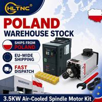 Kit complet onduleur VFD HS320 3,5 kW 220 V refroidi par air, en stock UE Pologne, pour moteur de broche de machine de fraisage CNC