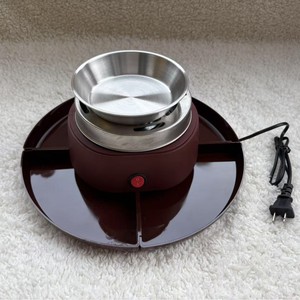 Ensemble de fondue électrique 2 en 1 Yongli, <span class=keywords><strong>kit</strong></span> de table <span class=keywords><strong>pour</strong></span> intérieur avec plateaux amovibles et 4 brochettes, pot à chocolat fondu - Product Image 5