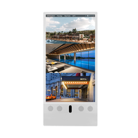 Kiosque TV 4K étanche de 43 pouces, batterie publicitaire IP65 1500 Nits, écran Totem extérieur LCD affichage numérique