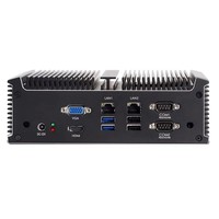 Mini PC Industrial de Doble LAN, Diseño sin Ventilador, Intel Core I5/I7 6.ª-14.ª Generación, Personalizable con WiFi 5G, Caja de Control Industrial