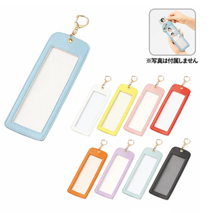 Porte-clés photo <span class=keywords><strong>portable</strong></span>, étui photo transparent, porte-clés en cuir, porte-clés avec étiquette, breloques pour sac, mémorial, mousqueton - Product Image 5