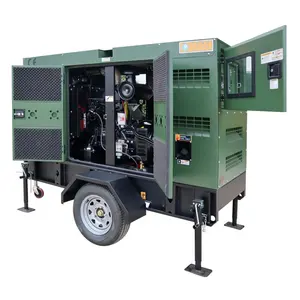 Generatore diesel 15kw 20 kw 25kva generatore diesel a prova di suono generatore di rimorchio tipo 20kw