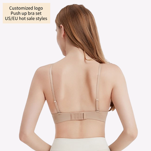 Ensemble Lingerie Sexy avec Soutien-Gorge à Bretelles Réglables, Respirant, Doux, à Armatures de Maintien, Anti-Affaissement, Remonte-<span class=keywords><strong>Seins</strong></span> - Product Image 5