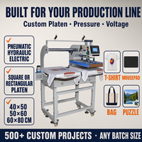 Presse à chaud automatique double station de haute qualité pour l'impression par sublimation professionnelle de t-shirts et de vêtements