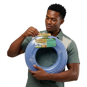 Outdoor Transparent PVC Garden Hose Flexible Reinforced Sprinkler High Pressure <b>Watering</b> Pipe Farm <b>Irrigation</b> System - Product Image 1