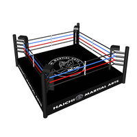 Équipement de boxe professionnel Type de plancher ring de boxe taille 16ftX16ft conception personnalisée ring de boxe de haute qualité