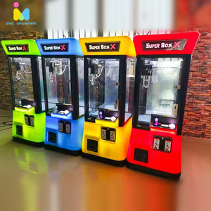 ¡Mini Super Arcade Crane Claw Game Machine Material plástico X Claw Doll Toy Catcher Versión <span class=keywords><strong>en</strong></span> inglés Coin Pusher Showtime! - Product Image 5
