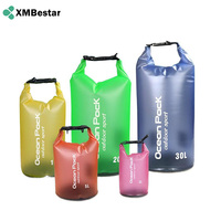 Tas Kering Anti Air PVC 20L dengan Logo Custom, untuk Perlengkapan Pantai, Kayak, Perahu, dan Diving