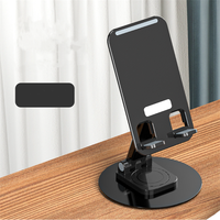 Le plus récent support de tablette de téléphone portable en aluminium de bureau pliable Anti-secousse 360 support de téléphone portable rotatif pour iphone pour ipad