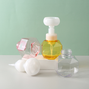 Bottiglia di disinfettante per le <span class=keywords><strong>mani</strong></span> in schiuma di fiori di palma Petg bottiglia di plastica da 300ml <span class=keywords><strong>detergente</strong></span> floreale bottiglia di bolle di mousse separatamente - Product Image 4