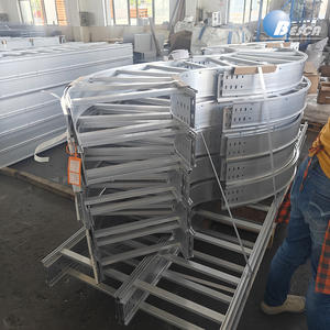 Tangga kabel aluminium Tesla proyek 130 tinggi 300X150 UL nampan tangga terdaftar - Product Image 2