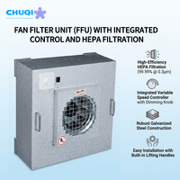 Penyedot Debu Ruangan Bersih FFU Filter HEPA untuk Ruang Penimbangan dan Pengeluaran Barang dengan Penggunaan Udara Terfilter Berkelanjutan