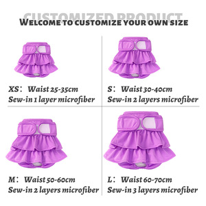 Hipoppחיית מפעל מותאם אישית לנשימה מאוד קליל כלב פוליאסטר מכנסי ג 'וסת חיתולים - Product Image 3