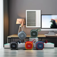 Mini haut-parleur audio portable sans fil TG659 avec lumière LED RGB, personnalisable en usine, logo OEM, livraison rapide en 7 jours, vente en gros