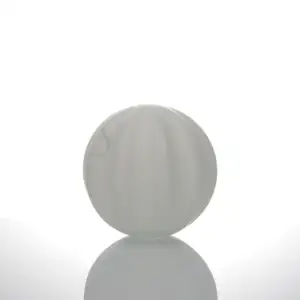 メーカーカスタムデザインユニークな手吹きクリアホワイトオパールガラスランプシェード交換用照明器具