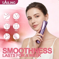 SE6-1010-4 Rasoir électrique pour femmes, vente directe usine, tondeuse bikini 2-en-1, étanche IPX7, rechargeable Type-C, double tête, OEM, sans fil 400mAh