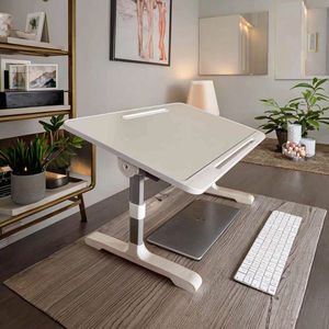 Shaohua OEM 노트북 새로운 컴퓨터 책상 휴대용 접이식 회전 나무 노트북 침대 사용 - Product Image 3