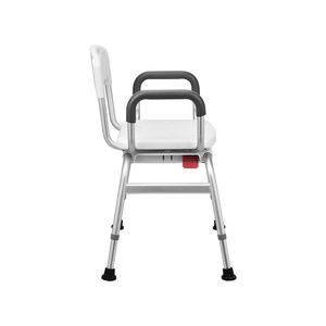 Chaise <span class=keywords><strong>de</strong></span> douche pivotante réglable pour personnes âgées, <span class=keywords><strong>siège</strong></span> <span class=keywords><strong>de</strong></span> <span class=keywords><strong>bain</strong></span> <span class=keywords><strong>de</strong></span> réadaptation antirouille avec pieds antidérapants KDB Health KDB-788A, capacité <span class=keywords><strong>de</strong></span> 125 kg - Product Image 3