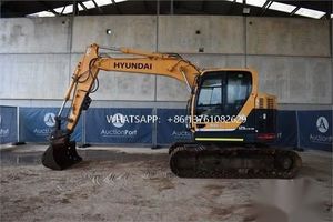 Excavatrice Caterpillar 13T de grande capacité, excavatrice Hyundai 125 d'occasion, équipement de construction, machines à vendre - Product Image 2