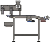 Machine à étaler multifonctionnelle ADMF, machine automatique pour saupoudrer le pain au sésame, équipement de boulangerie commercial