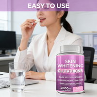 Vente flash : Complément alimentaire super-aliment L-Glutathion, vitamine, collagène, gélules pour éclaircir la peau, capsules pour une peau éclatante, pour adultes