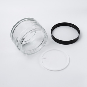 Tùy Chỉnh 200Ml Frosted Rõ Ràng Thủy Tinh Mỹ Phẩm Kem <span class=keywords><strong>Jar</strong></span> Với Nắp Nhựa Lớn Vòng Rộng Miệng 200G Cho Chăm Sóc Da - Product Image 6