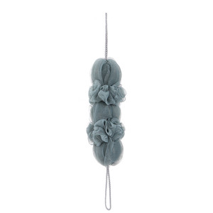Última llegada ducha cuerpo Baño de limpieza cinturón lindo de malla de PUF de baño de esponja de la correa - Product Image 3