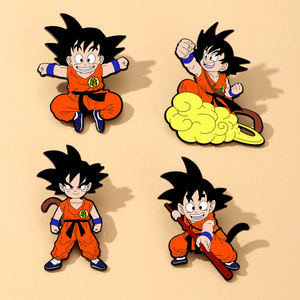 YINI战士风格锌合金别针-动漫战斗机徽章，动漫爱好者耐用收藏品，理想的礼品和装饰 - Product Image 2