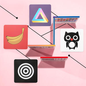 Tarjetas de Estimulación Visual de Alto Contraste para Bebés con Tarjetas de Colores para Educación <span class=keywords><strong>Temprana</strong></span> - Product Image 2