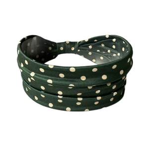 Viviblook Z314AS03 Bandeau pour femme simple à pois, large, anti-transpiration, pour activités de plein air, shopping et sport, accessoire capillaire - Product Image 2