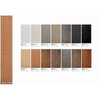 Panneau mural sans joint en bois marin décomposé, imperméable, pour murs extérieurs et intérieurs d'hôtels, chambres, décoration artistique moderne, façade écologique