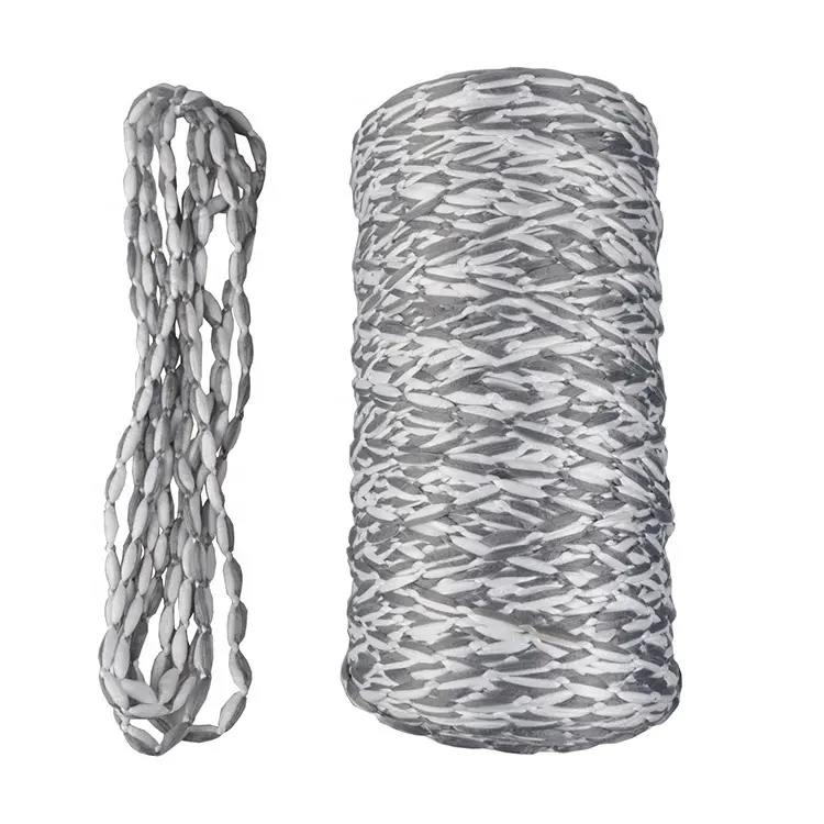 Fabricantes de fio de esfregão produzir 2ply fio de algodão reciclado ou esfregão de microfibra branca ou dyed