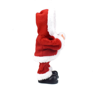 Nouveauté Cadeaux de Noël drôles Chapeaux mobiles portant des lunettes de soleil Musique électrique Père Noël - Product Image 4