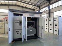 Transformateurs électriques de 400 kV 1000 kVA pour postes de transformation mobiles européens monophasés/triphasés, coffrets d'alimentation et armoires électriques