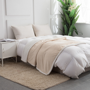 Manta de lana de doble capa para sofá <span class=keywords><strong>cama</strong></span>, manta gruesa y ligera de franela peluda para invierno - Product Image 3