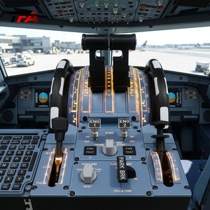 Simulador de Vuelo A320, Hardware de un Solo Acelerador, Sistema de Doble Motor, Nivelación Manual y Automática, Interruptor Automático Aleatorio - Product Image 6