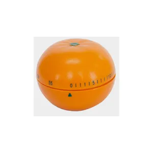 New Arrival Orange Shape Timer Manually Operated 60 Minute Countdown Fruit Timer