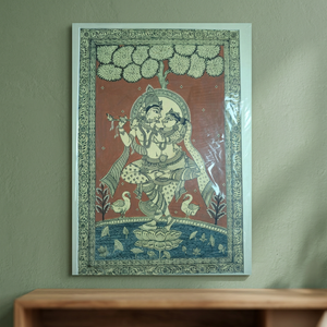 Handcrafted Pattachitra Wall Painting Hindu Deity <b>Art</b> Print Traditional <b>Indian</b> Hanging for Living Room Decor - Product Image 3