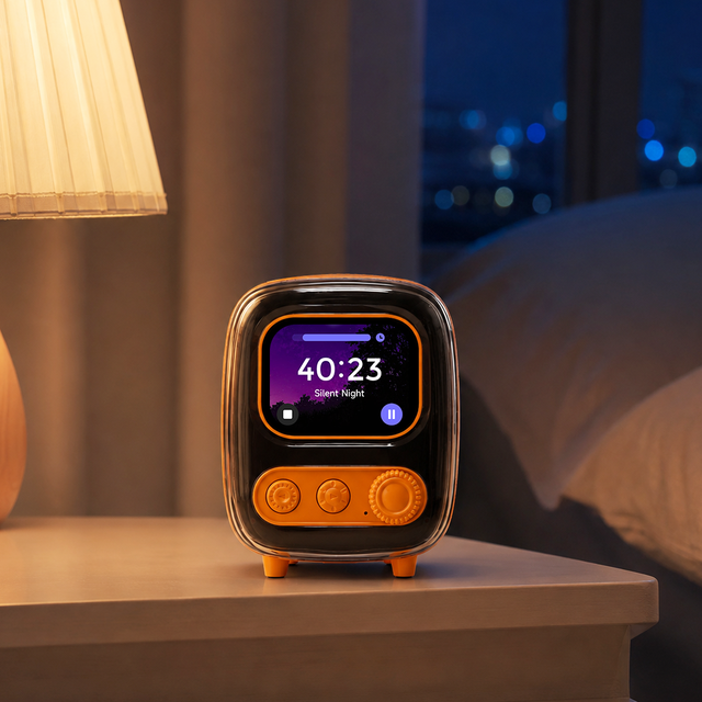 AI Sleep Aid Speaker with White Noise & Nature Sounds, Auto Shut-Off Timer, Bluetooth 5.3 for Bedroom Relaxation