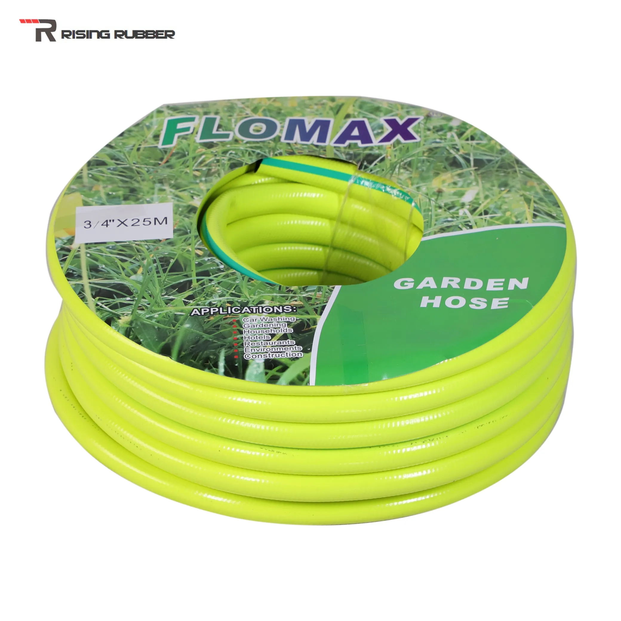 Mangueira de lavagem macia flexível da mangueira 100m do jardim do PVC dos bens 25mm com serviço do corte da espessura 2.5mm disponível