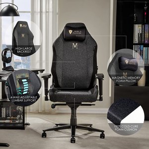 Cuscino a forma di memoria magnetica con schienale alto silla gamer gamer chair gaming gaming chair massage - Product Image 3