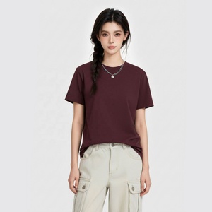 T-shirt de haute qualité en gros, 230 g/m², poids lourd, 100 % coton pur, pour hommes et femmes - Product Image 3