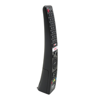 Télécommande universelle HUAYU RM-L1678 pour téléviseurs, en ABS, avec 2 piles AAA, code fixe, compatible Aquos et téléviseurs intelligents LED/LCD